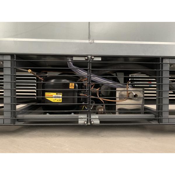 R290 затыкают в охладителя двери воздушного охлаждения цвете чистосердечного стеклянного черном