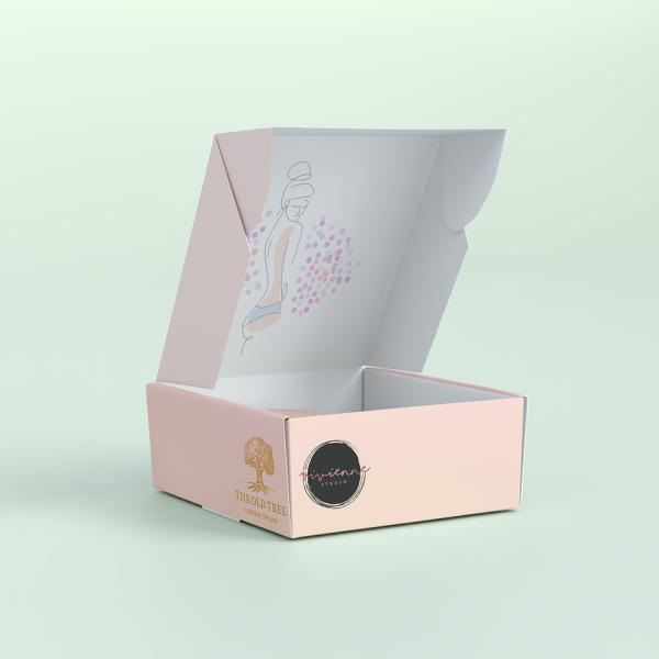 Cardboard Custom Logo Printed Postal Corrugated Shipping Box Packaging Folding Carton Mailer Paper Box