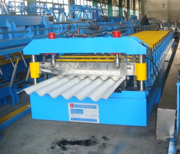 Folha de Metal do telhado painel Roll formando máquina com alta velocidade e baixa Labor