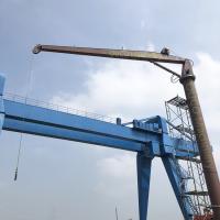Embarcação pequena Marine Deck Crane da tonelagem de Heila do crescimento duro
