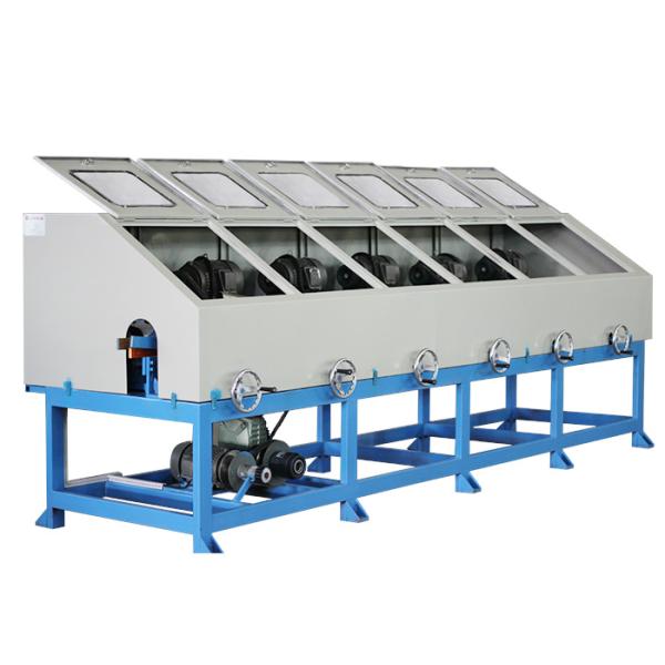 Automatic Stainless Steel Tube Polisher , SS Tube Buffing Machine