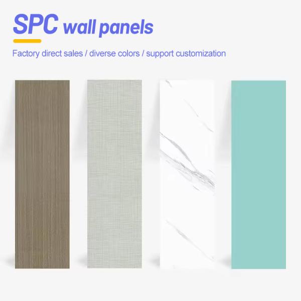 Hot Selling SPC Board Indoor Office Decoration Board PVC Stone Plastic Shower Wall Panel