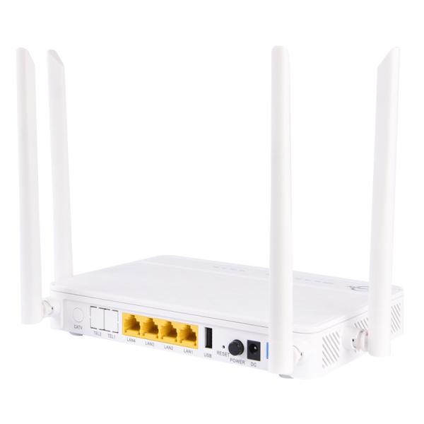 AC WIFI 2.4G+5G ONU 4GE+WIFI+2TEL+CATV+USB ДИАПАЗОНА XPON GPON EPON ONU ДВОЙНОЙ