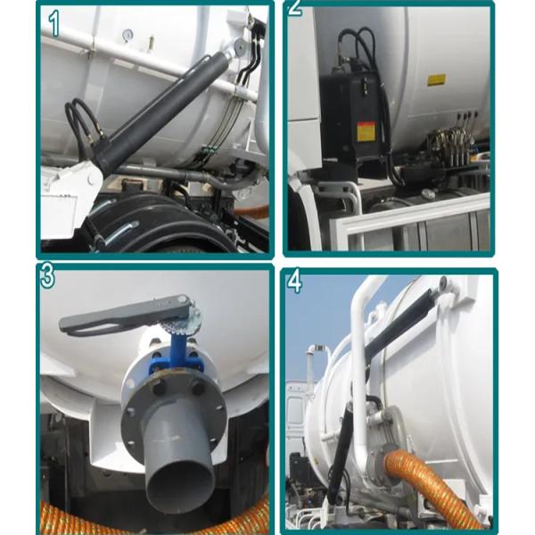 12 кубических метров 4х2 отсасывающий грузовик для канализации SINOTRUK HOWO 6 колес Euro2 вакуум