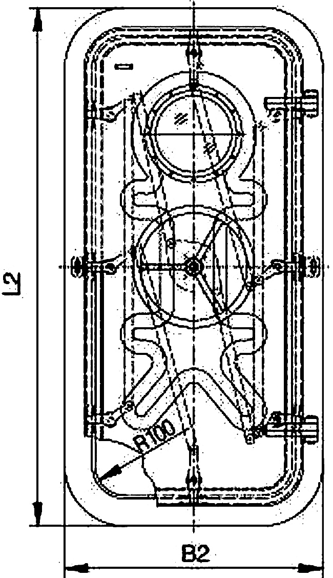 Quick-Acting Steel Watertight Door with Dual-Side Handwheel | Marine Bulkhead Hinged Door