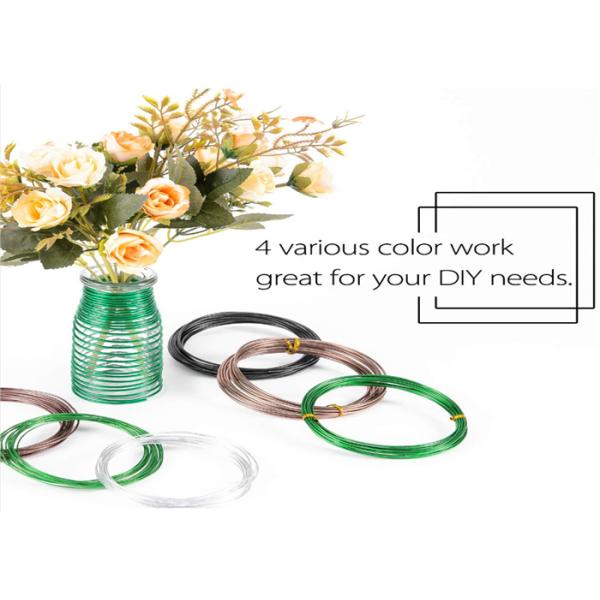 0.2mm Decorative florist Wood Stick Baking Lacquer Wire wear resistance