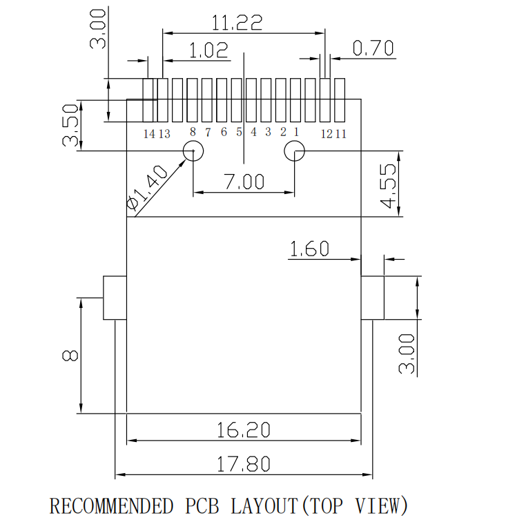 LPJ19911ADNL SMT RJ45 Connector with 10/100BASE-T Magnetics