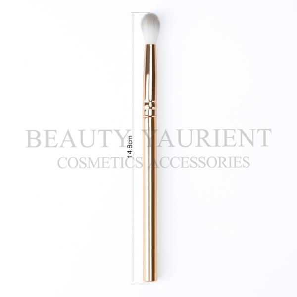 Deluxe Champagne Gold Fluffy Eyeshadow Makeup Brush 148mm Length