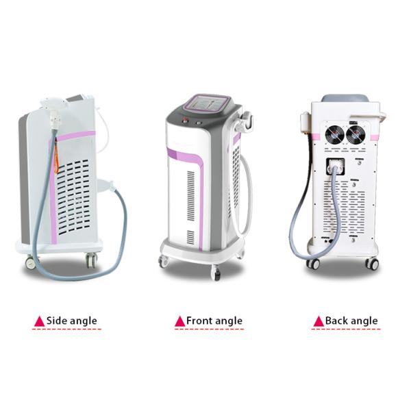 Germany import Non channel 808nm diode laser hair removal Machine 2000W