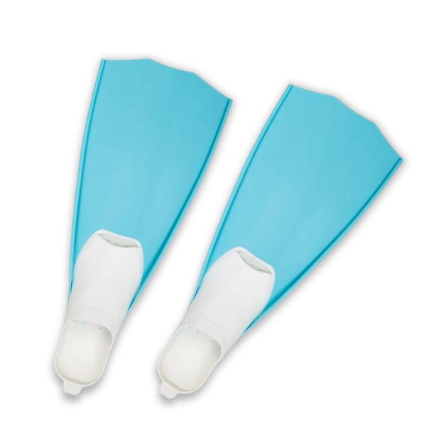 Hydrodynamic Soft Deep Sea Freediving Fins Blades Body Surfing Silicone