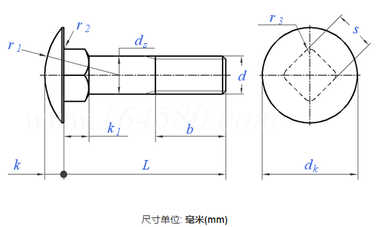 Factory Wholesale Price DIN603 Grade 4.8/8.8/10.9/12.9 Carriage Bolt Cup Head Square Neck Bolts