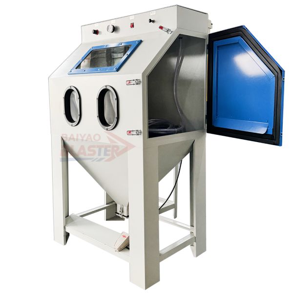 Dust Free Dry Sand Blasting Cabinet industrial CE Certificated