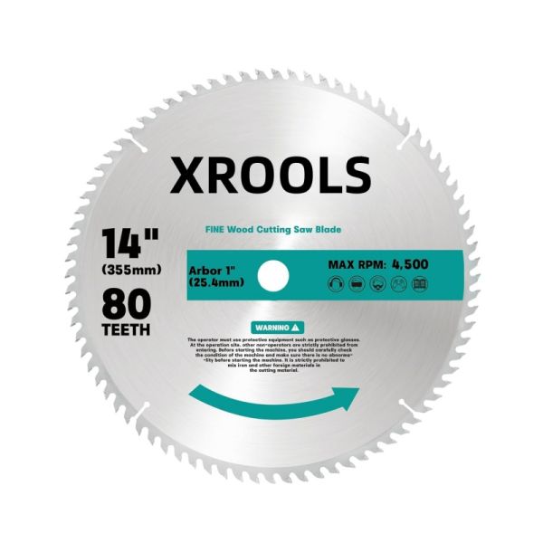 355mm Cabinet-Grade Circular Saw Blade | Precision 14-Inch 80T Finish Blade (30mm Arbor)