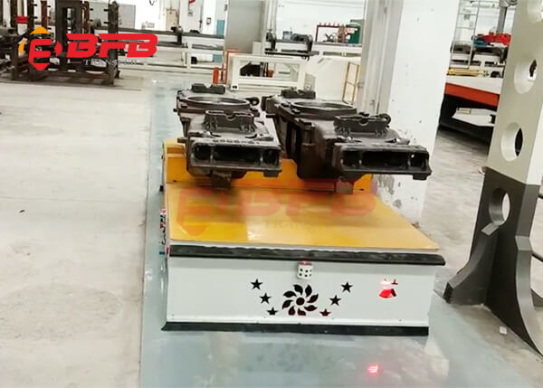 Медная плавя Trackless тележка переноса батареи Agv Q235