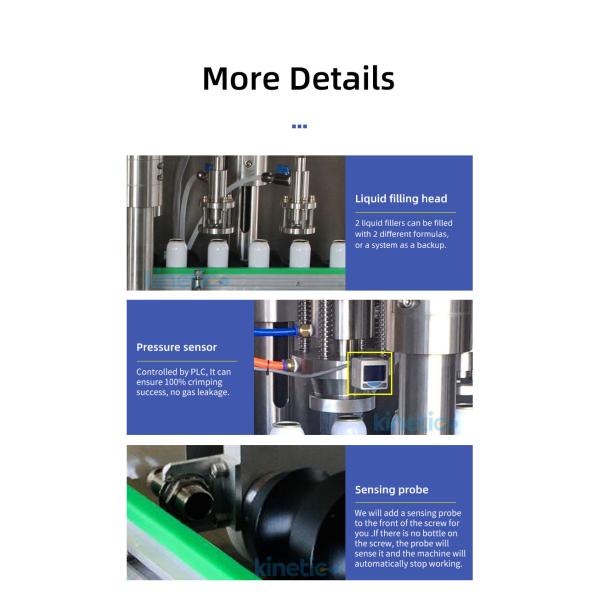 Latest Design Manufacturing Plant Hair Color Spray Filling Machine for Semi Automatic Paint Spray Aerosol Filling
