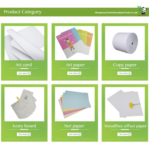 Карточная доска Ningbo C2S с двусторонним покрытием для печати или коробки в листах или рулонах