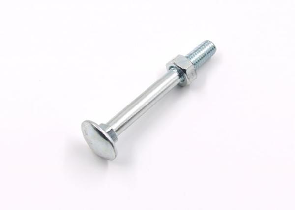 Gavanized DIN603 Grade 4.8 Round Head Cup Square Steel Carriage Bolt with DIN555 Hex Nut