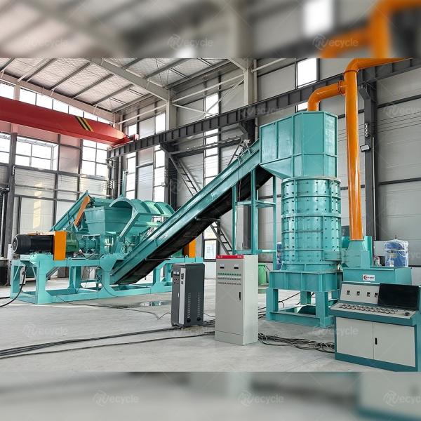 Waste Refrigerator Recycling Equipment , E Waste Refrigerator Dismantling System