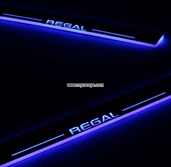 Buick Regal auto door safety lights led moving specail scuff light for car