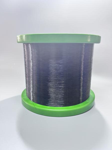 0.25 mm Monofilamentos de poliéster preto PET Monofilamentos de fios de mangas trançadas