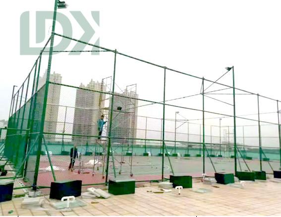 Cage de football portable détachable Clôture métallique mobile personnalisée
