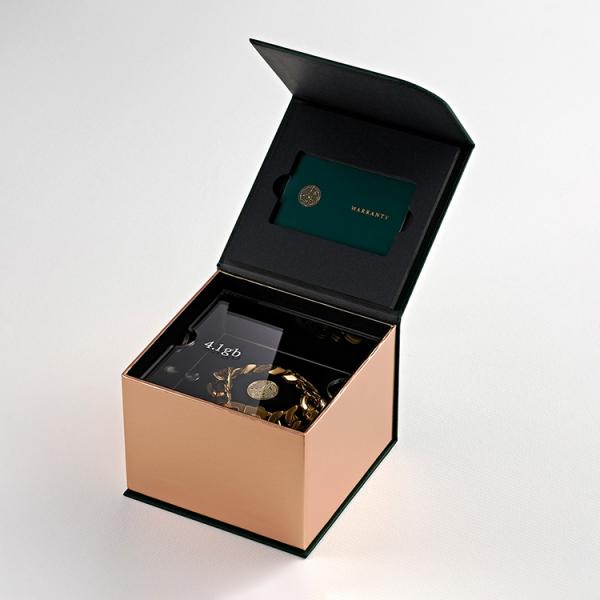 Magnetic Closure Luxury Jewelry Box Custom Logo Eco Friendly Packaging