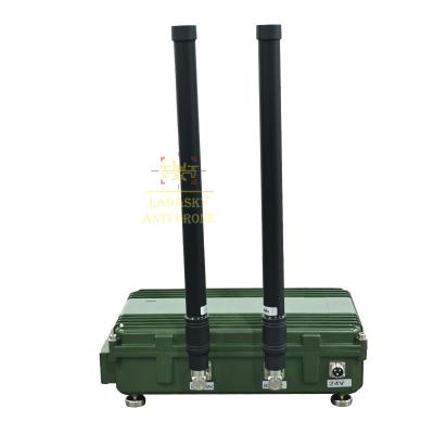 2.4GHz 5.8GHz Counter Fpv Anti Drone Device Vehicle Mounted with High Gain Antenna