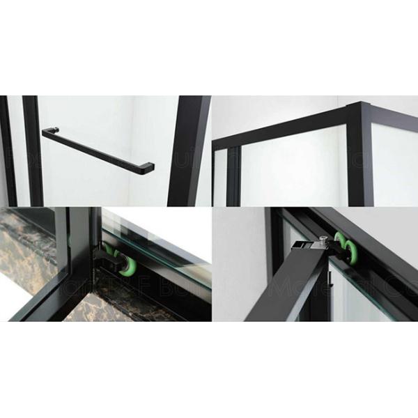 Кабина ливня квадрата OEM Безрамный закалила стеклянную дверь шарнира