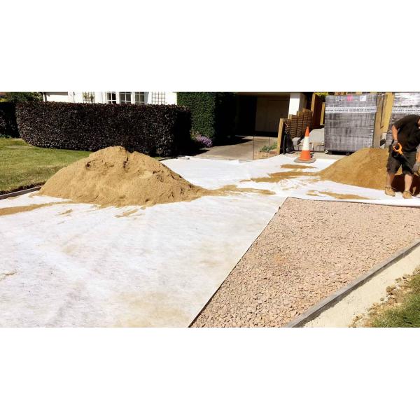 Agriculture Use Black PP NonWoven Geotextile Ground Cover For Landscape And Weed Control