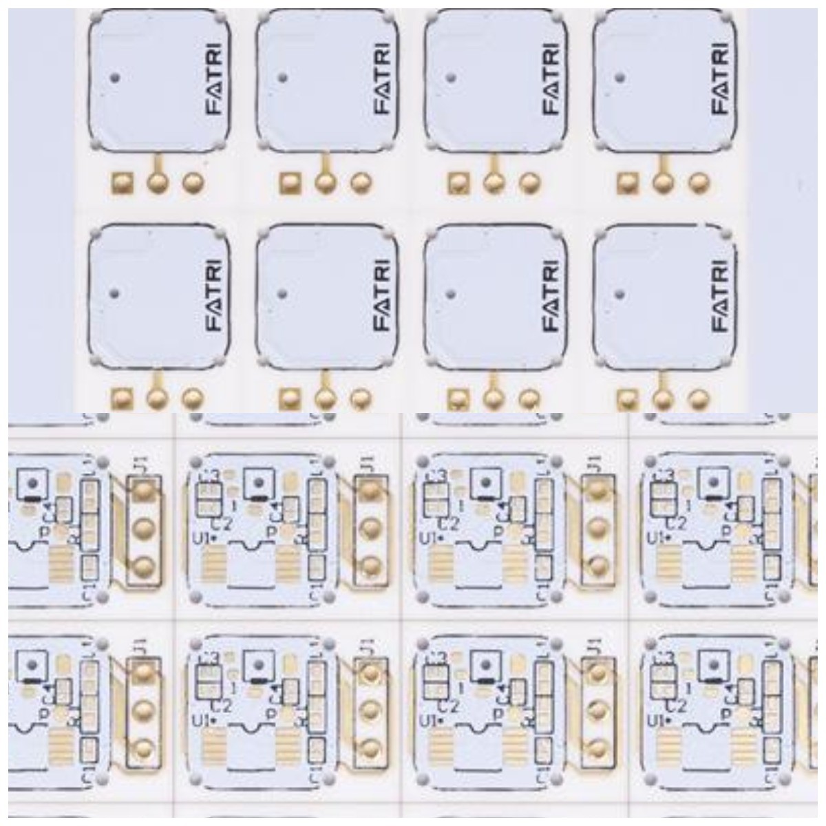 Субстрат высокий TG 105um OSP Pcb умной высокой плотности силы керамический
