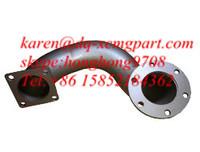 Weichai Engine Exhaust Pipe Bended 612600110506, Xcmg wheel loader spare part