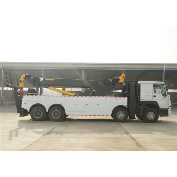 50T Road Wrecker Tow Truck 12 Wheels 8x4 371hp 50 tons Left / Right Hand Drive