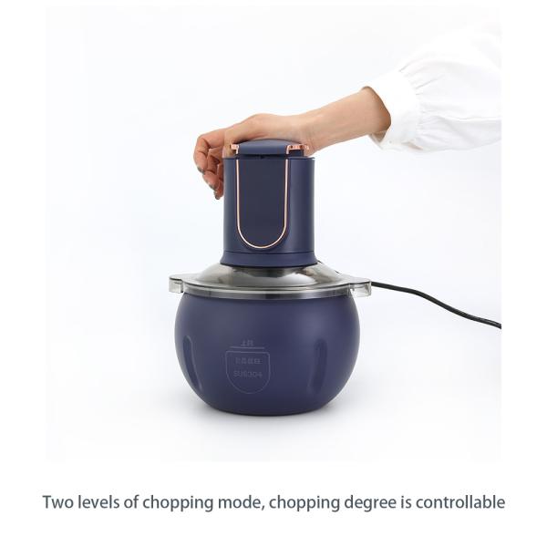 Мощный 500w Мотор Электрический пищевой процессор Нержавеющая стальная чаша