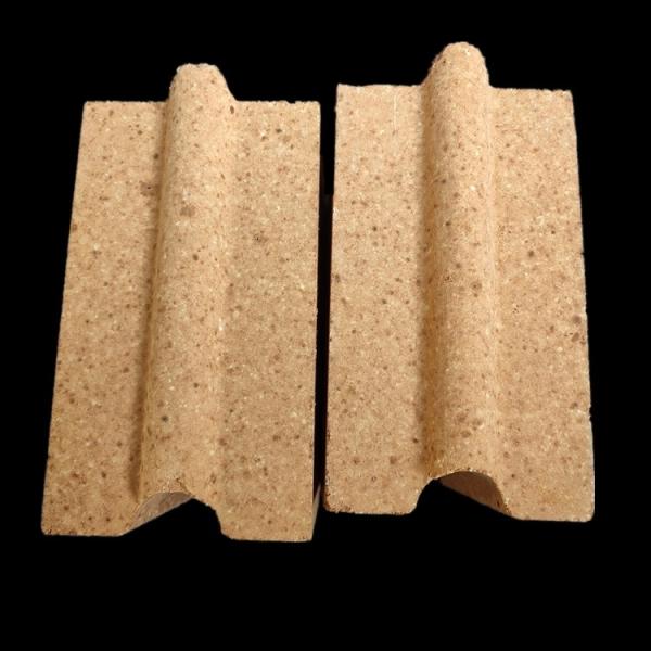 Amarela Blocos cerâmicos de alta alumina de alta resistência e resistência ao desgaste