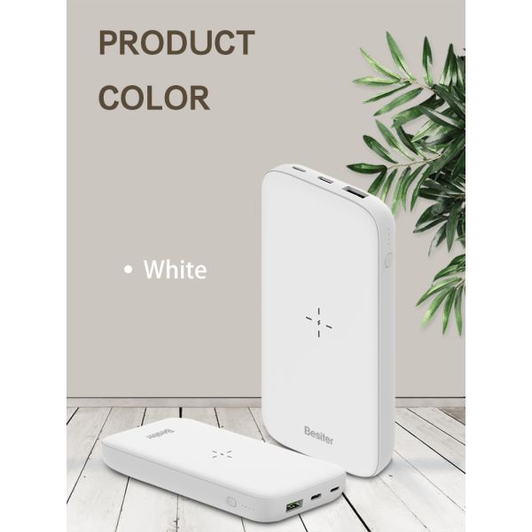 Portable Power Bank 10000mAh High Capacity 18W Wireless Magnetic Power BanksPocket Size
