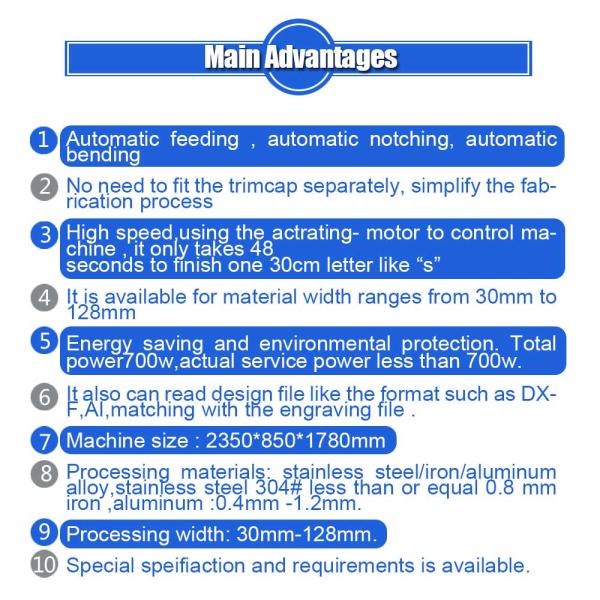 PLT CNC Aluminium Profile Bending Machine PC Control 220V