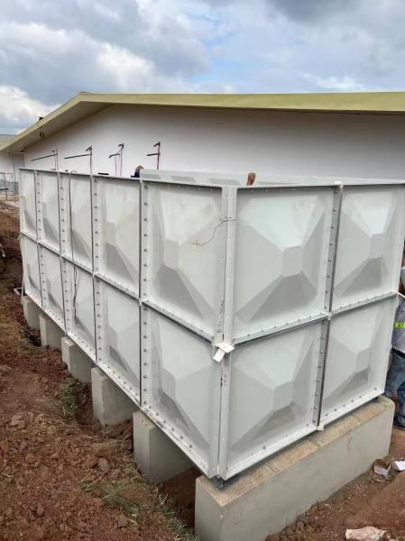 200m3 GRP Frp Sectional Water Tank In Kenya Fire Fighting Water Tanks