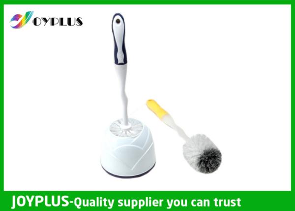 Simply Design White Plastic Toilet Brush And Holder Multi Purpose HT1020