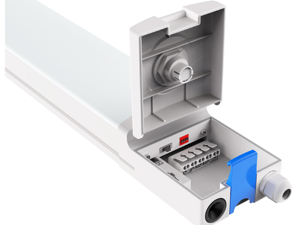 D4 LED Moisture-proof Lamp with Up to 160 LPW DIP Power/3CCT/3-Phase Changing 1SKU=12SKU Friendly for an ideal solution to a lot of applications such as parking garage lots, factory