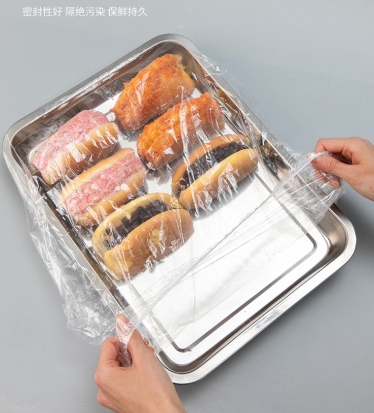 PE Cover Customized Request Baking Cake Plate with Elastic Plastic Cover and Customization