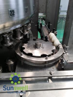 Máquina de enchimento carbonatada automática da lata de alumínio da bebida com grande caudal