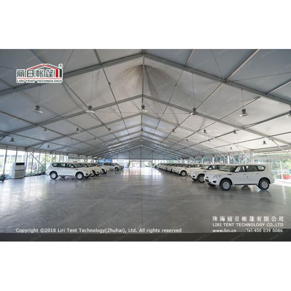 30m White PVC High Peak Tents with Hard Pressed Extruded Aluminum Alloy Frame