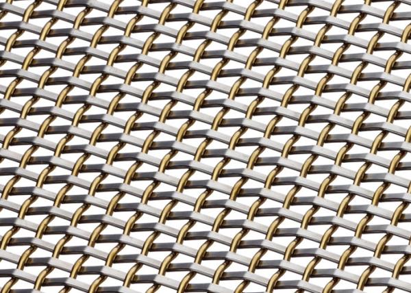 Stainless Steel Brass Wire Mesh 2mm Rod 5mm Pitch