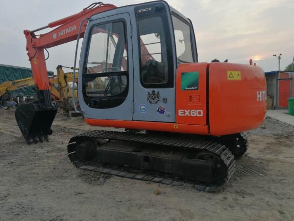                  Used Hitachi Ex60 Mini Crawler Excavator in Excellent Working Condition with Reasonable Price. Secondhand Hitachi Ex60,Zx60,Zx70 Mini Crawler Excavator on Sale.             