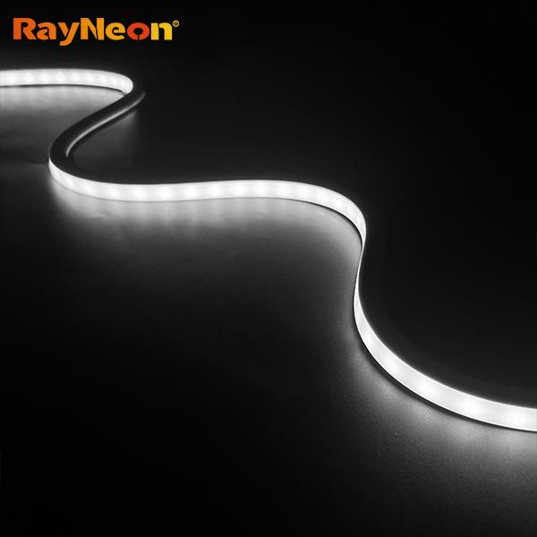Bandeau néon LED étanche flexible en silicone 12 * 12mm, lumières décoratives néon intérieur et extérieur