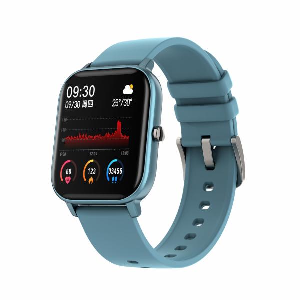 Frequência cardíaca de P8 Smartwatch faixa do monitor de 1,4 de 170 MAh Reloj Inteligente Blood Oxygen