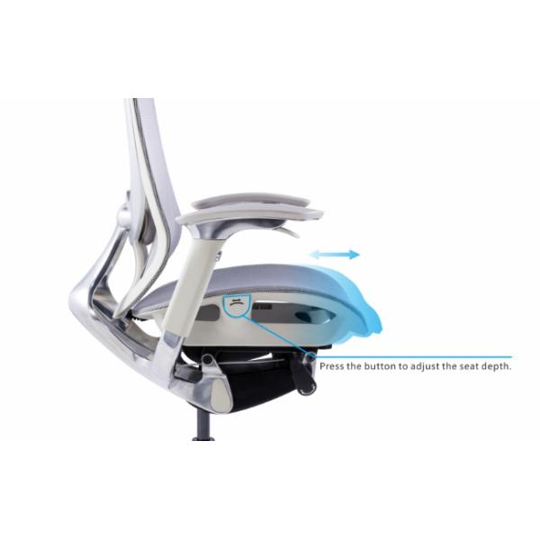 IFIT Black Ergonomic Desk Chair With Lumbar Support Adjustable Tilting Mesh Swivel