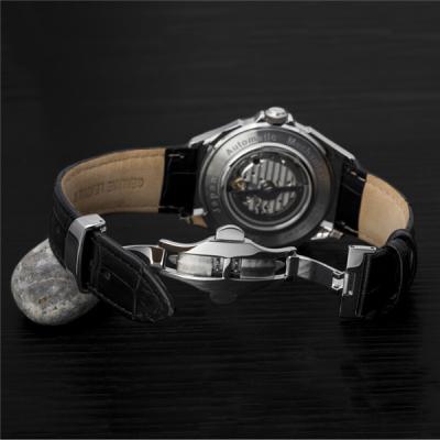 Relógio mecânico do cronógrafo dos homens 42mm inoxidável e aço de tungstênio