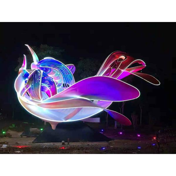 OEM Art Painted Flying Doves Abstract Outdoor Sculpture