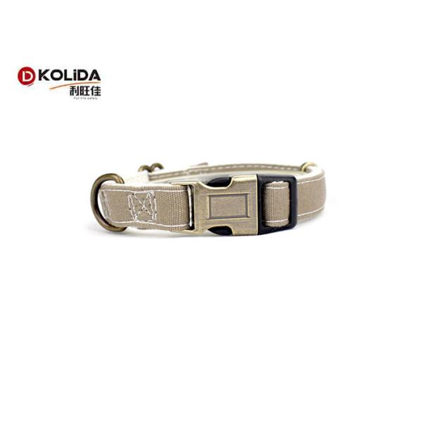 Fashion Pattern Adjustable Dog Collar Plastic Buckle Metal D Ring For Small Medium Pet